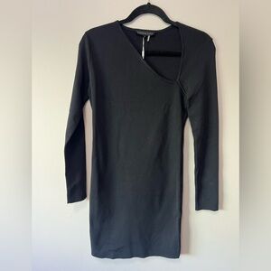 Black Longsleeve Black Dress NWT